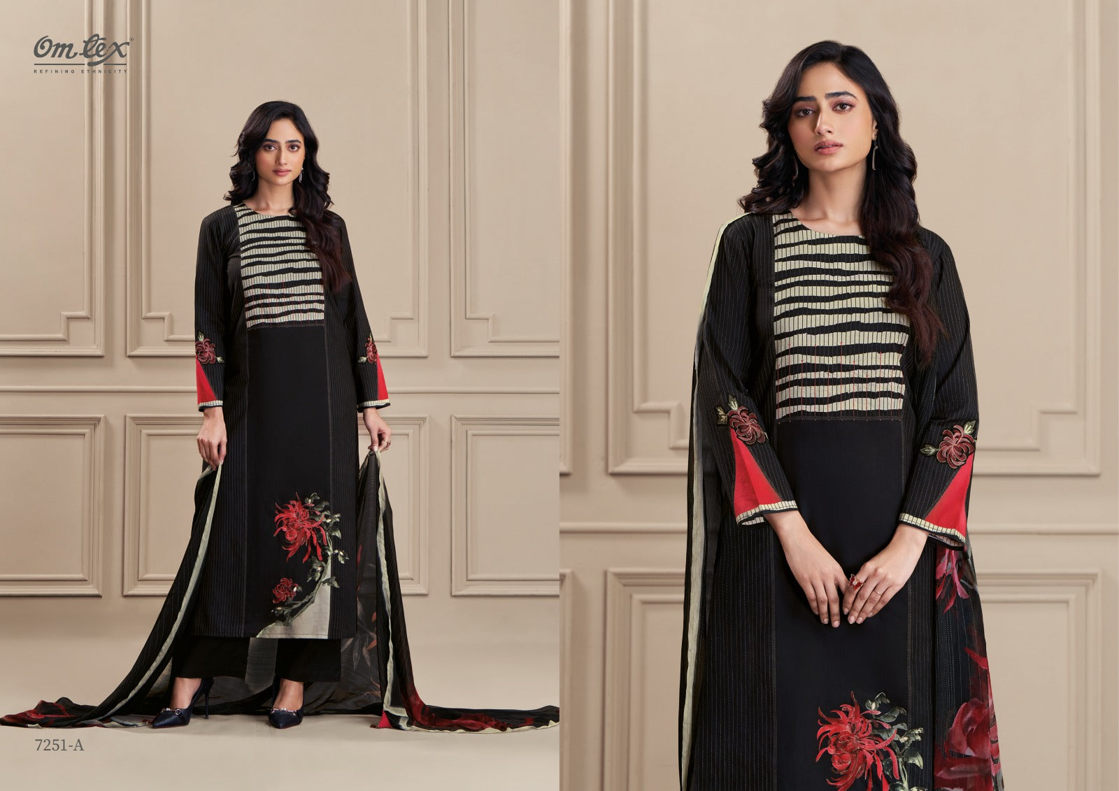 Naveli Omtex Lawn Cotton Pant Style Suits Wholesale Rate