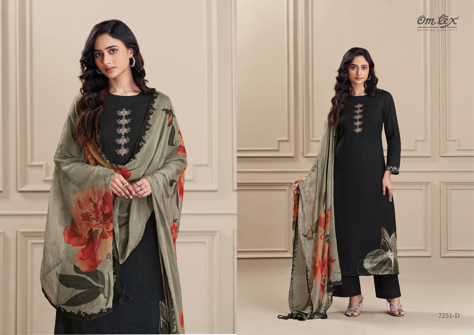 Naveli Omtex Lawn Cotton Pant Style Suits Wholesale Rate