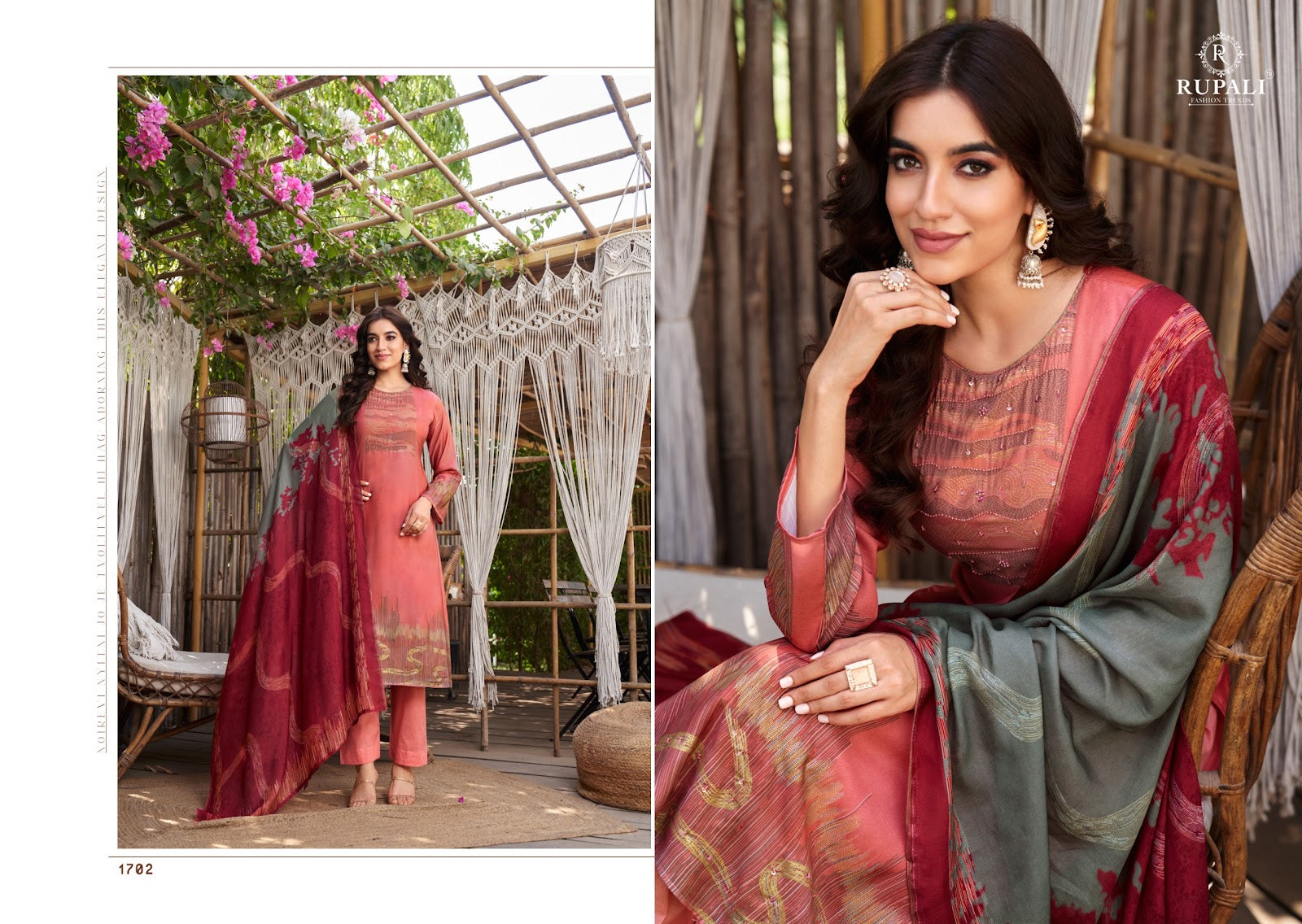 Naveli Rupali Muslin Pant Style Suits Exporter Ahmedabad