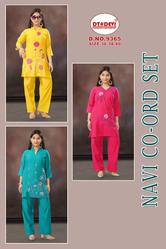 Navi Dn 9365 Dt Devi Vetican Girls Co Ord Set Manufacturer Gujarat