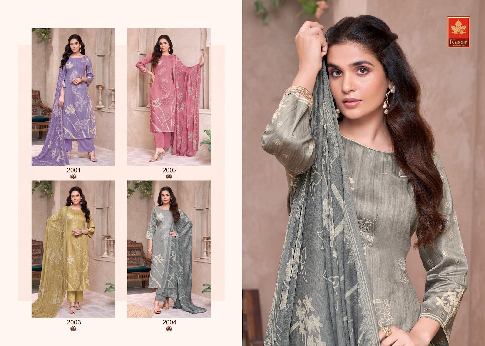 Navisha Kesar Pure Jaam Pant Style Suits Wholesaler Ahmedabad