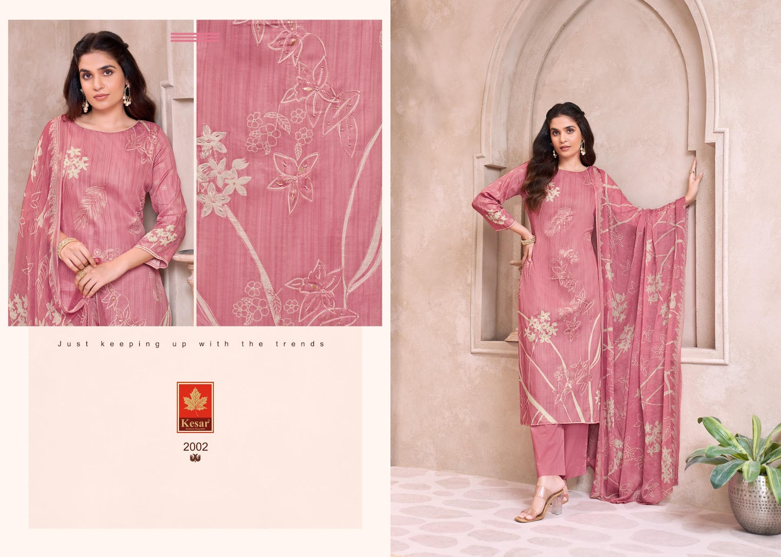 Navisha Kesar Pure Jaam Pant Style Suits Wholesaler Ahmedabad