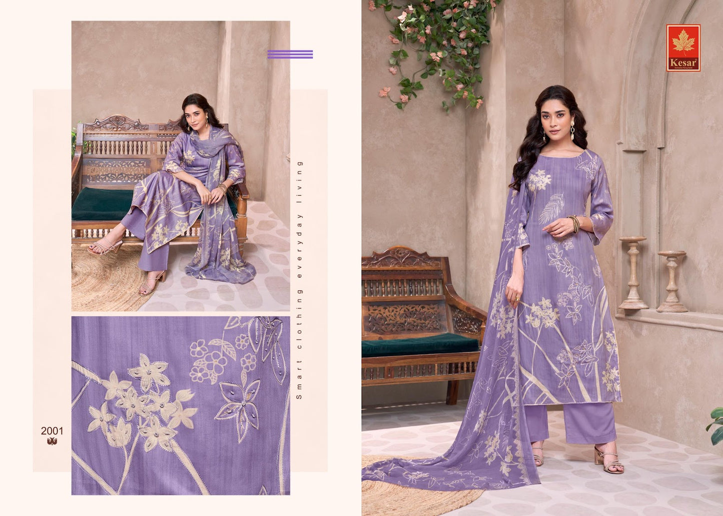 Navisha Kesar Pure Jaam Pant Style Suits Wholesaler Ahmedabad