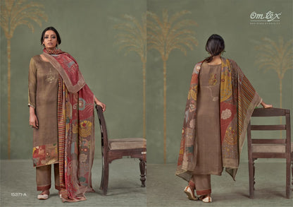 Navisha Omtex Kanjivaram Pant Style Suits Wholesaler