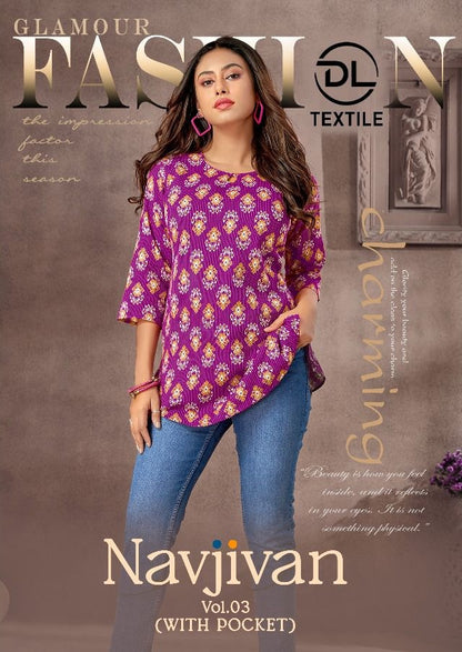 Navjivan Vol 3 Dl Kantha Short Kurtis Wholesaler Ahmedabad