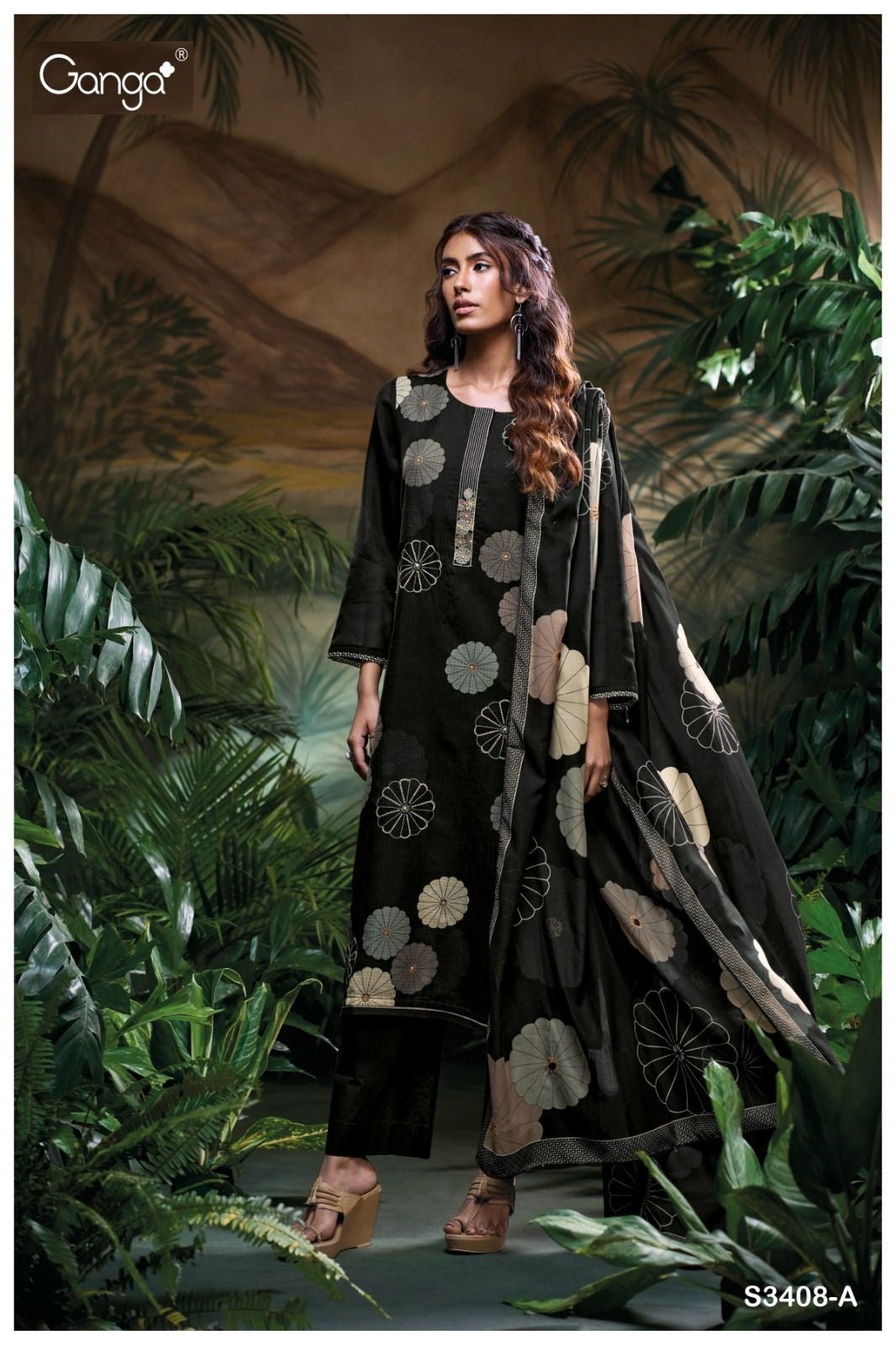 Navjot 3408 Ganga Premium Pant Style Suits Wholesale