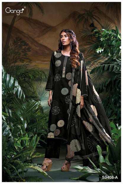 Navjot 3408 Ganga Premium Pant Style Suits Wholesale