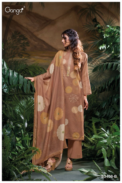 Navjot 3408 Ganga Premium Pant Style Suits Wholesale