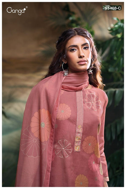 Navjot 3408 Ganga Premium Pant Style Suits Wholesale