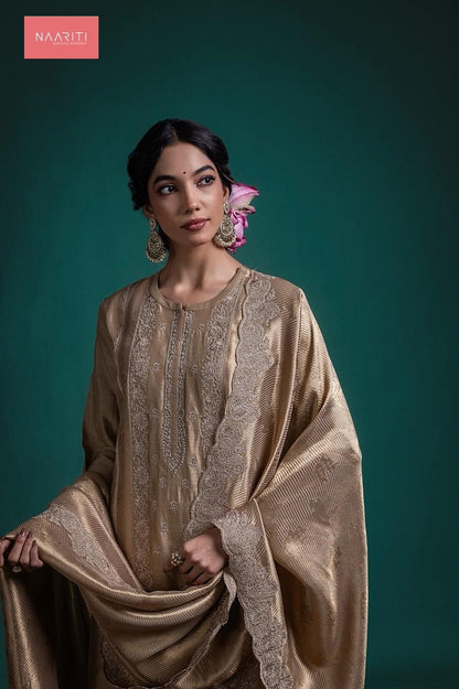 Navodaya 153 Naariti Raw Silk Pant Style Suits Manufacturer