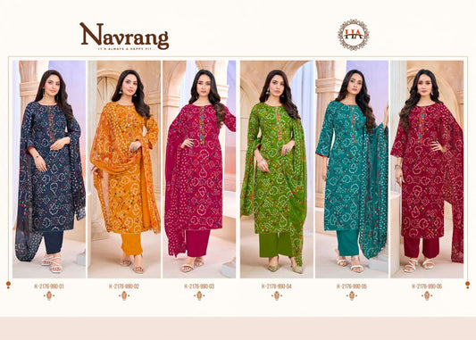 Navrang Harshit Fashion Zam Pant Style Suits Exporter