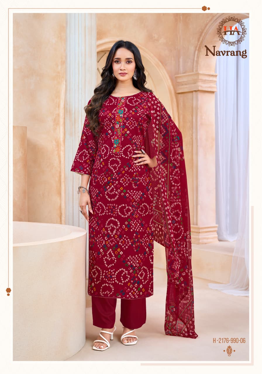 Navrang Harshit Fashion Zam Pant Style Suits Exporter