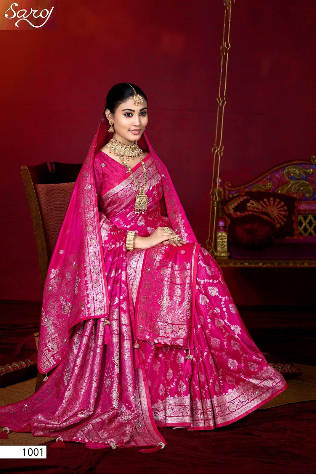 Navrang Satin Saroski Vol 1 Saroj Sarees Wholesale Price