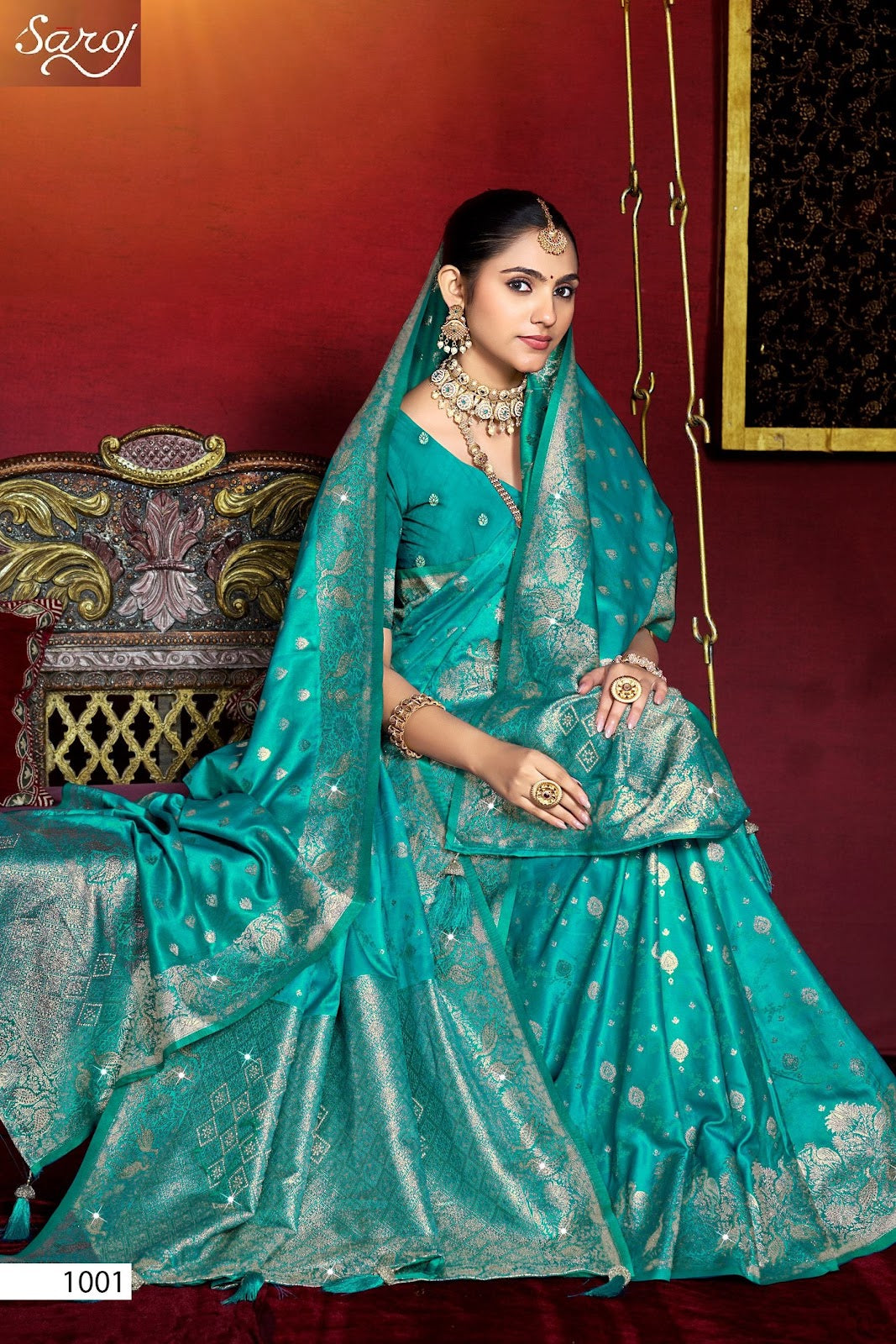 Navrang Satin Saroski Vol 3 Saroj Sarees Supplier India