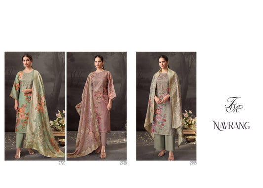 Navrang Tm Tissue Pant Style Suits Exporter Gujarat