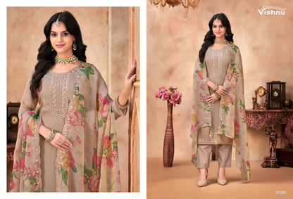 Navrang Vishnu Impex Moss Pant Style Suits Wholesaler India