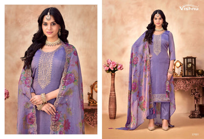 Navrang Vishnu Impex Moss Pant Style Suits Wholesaler India