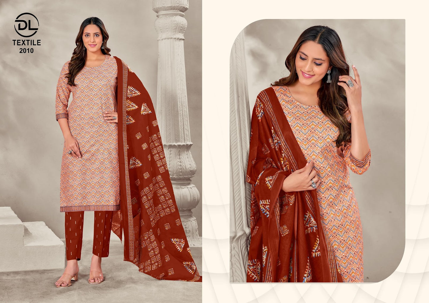 Navrang Vol 1 Dl Readymade Cotton Pant Suits Exporter