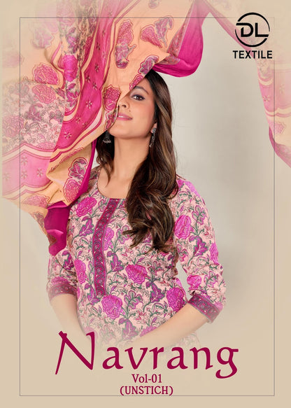 Navrang Vol 1 Dl Readymade Cotton Pant Suits Exporter