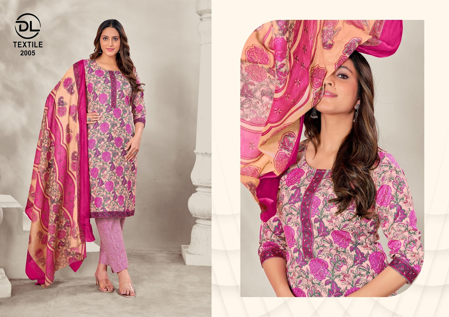 Navrang Vol 1 Dl Readymade Cotton Pant Suits Exporter