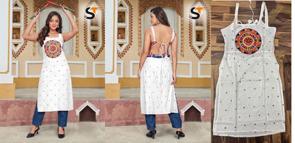 Navratri 2024 Salas Heavy Rayon Kurtis Supplier Ahmedabad