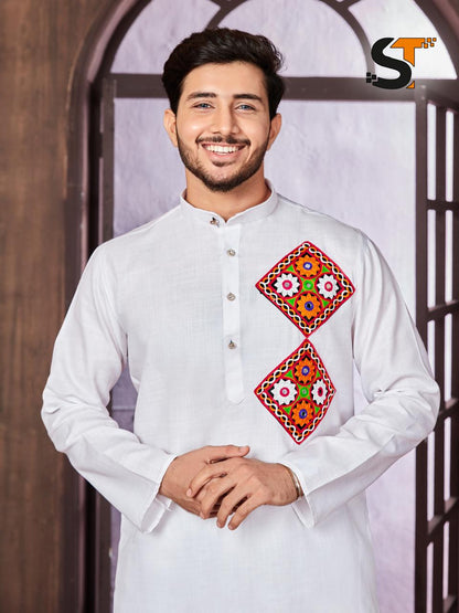 Navratri Salas Cotton Mens Kurta Pajama Wholesaler India