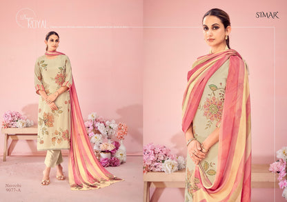 Navrohi Simar Pure Viscose Muslin Pant Style Suits Wholesale Rate