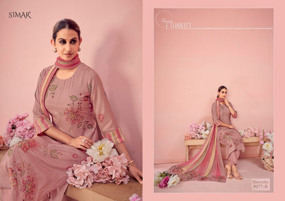 Navrohi Simar Pure Viscose Muslin Pant Style Suits Wholesale Rate