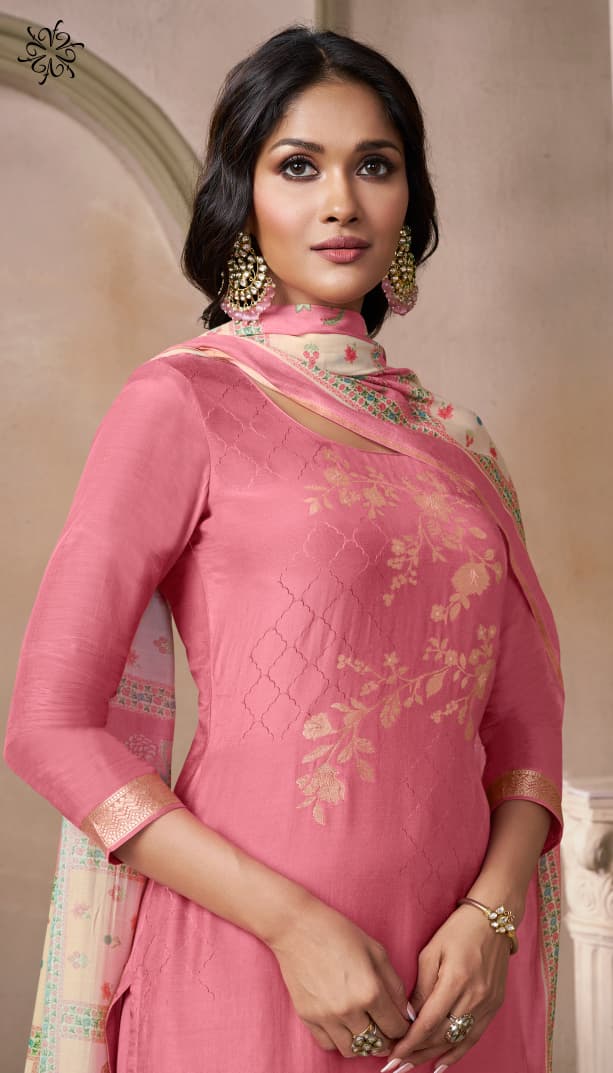 Navya 3 Kuleesh Vinay Fashion Llp Viscose Muslin Pant Style Suits Supplier India