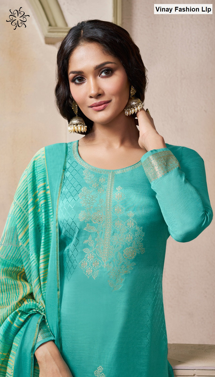 Navya 4 Kuleesh Vinay Fashion Llp Viscose Muslin Pant Style Suits Manufacturer