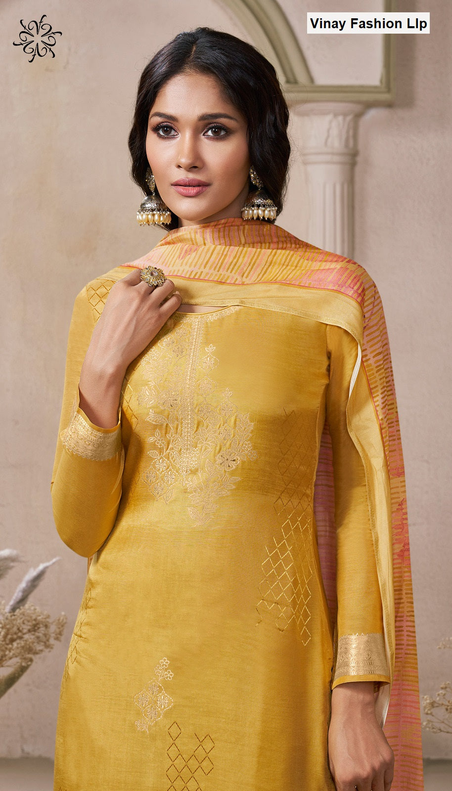 Navya 4 Kuleesh Vinay Fashion Llp Viscose Muslin Pant Style Suits Manufacturer