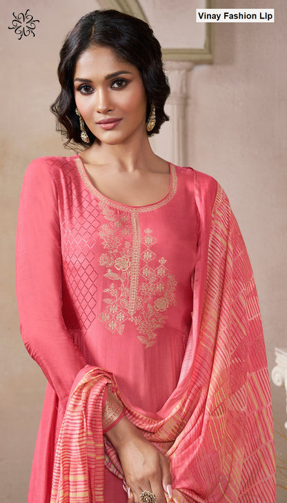 Navya 4 Kuleesh Vinay Fashion Llp Viscose Muslin Pant Style Suits Manufacturer