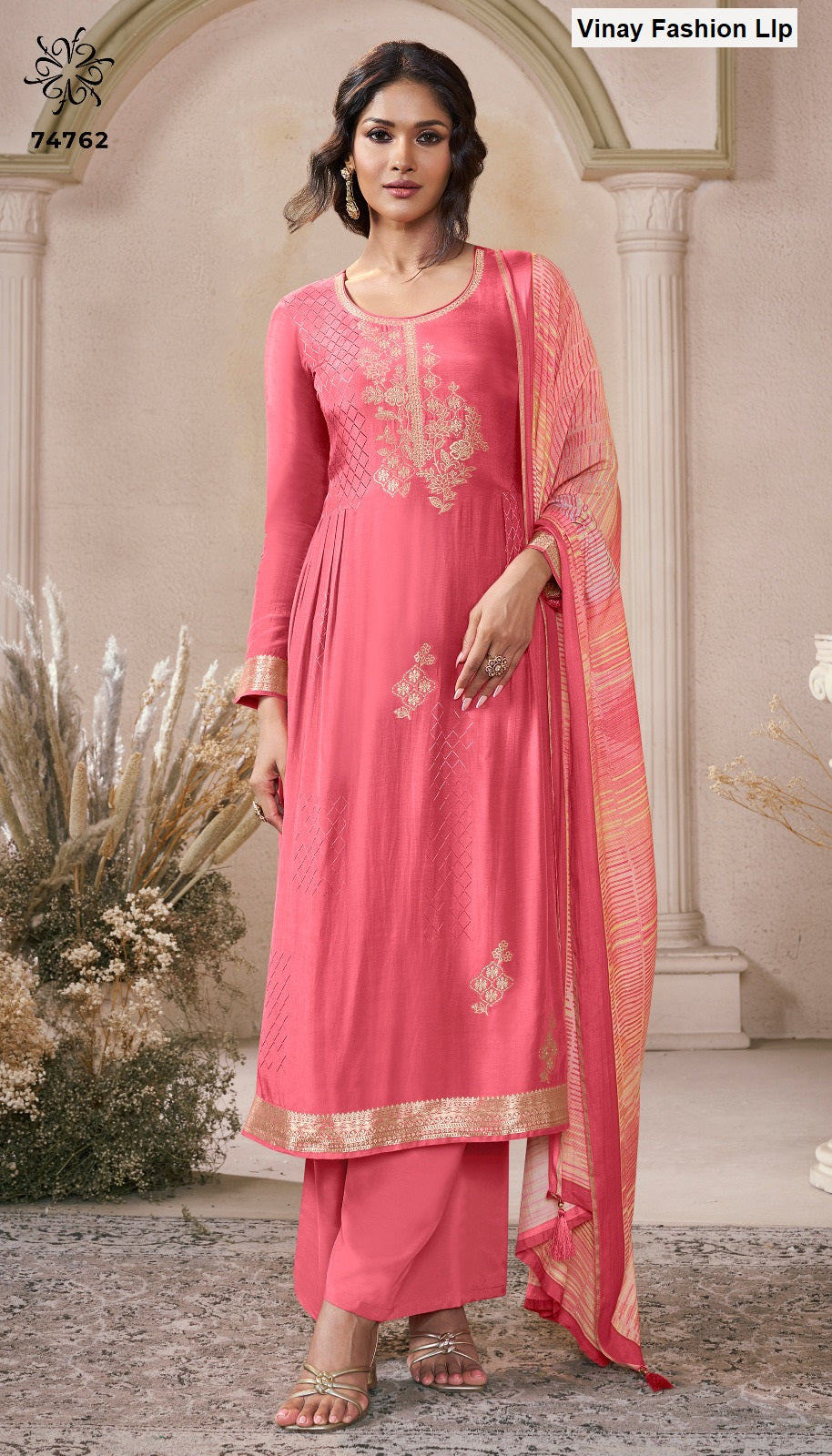 Navya 4 Kuleesh Vinay Fashion Llp Viscose Muslin Pant Style Suits Manufacturer