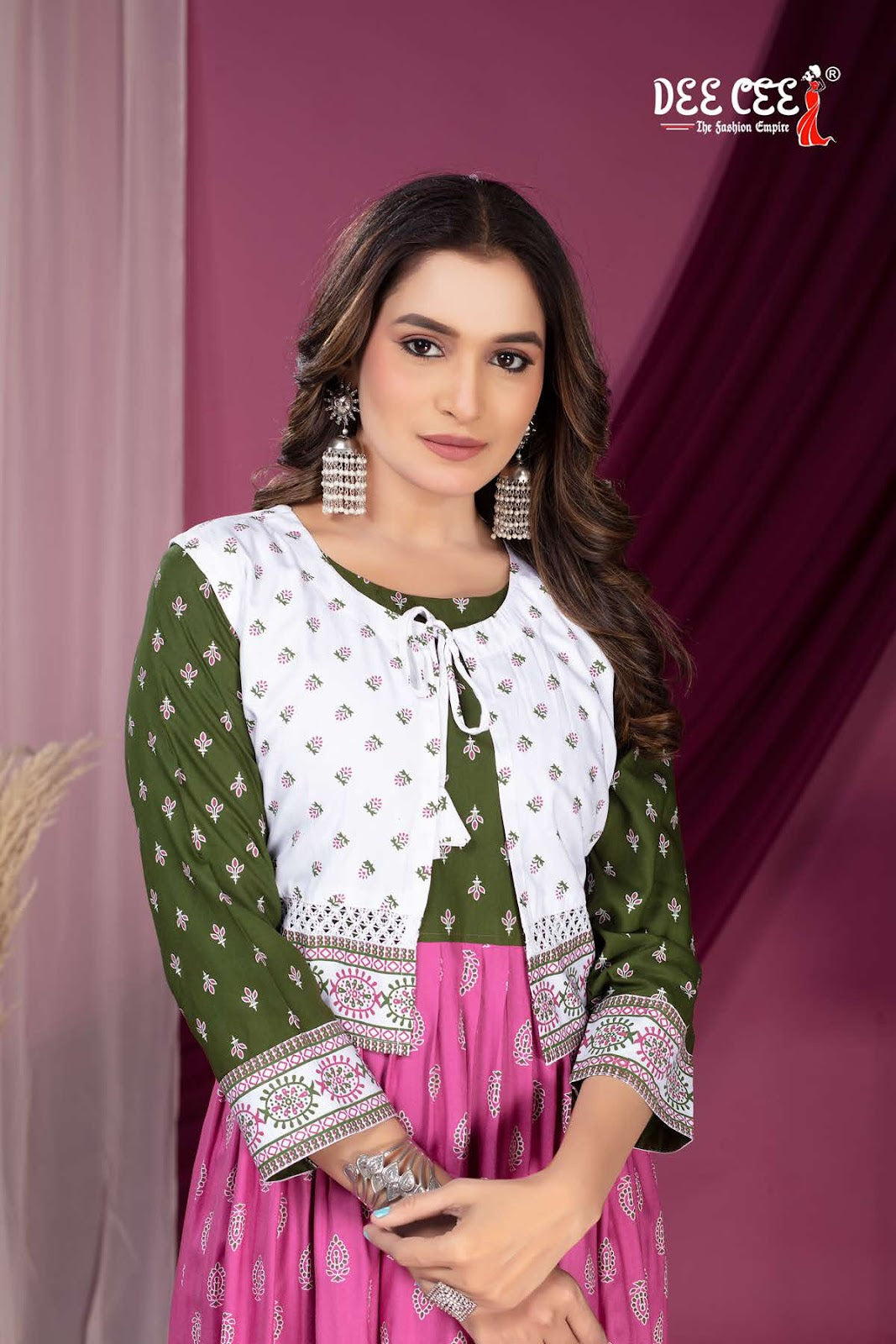 Navya Deecee Rayon Kurti Jacket Set Supplier