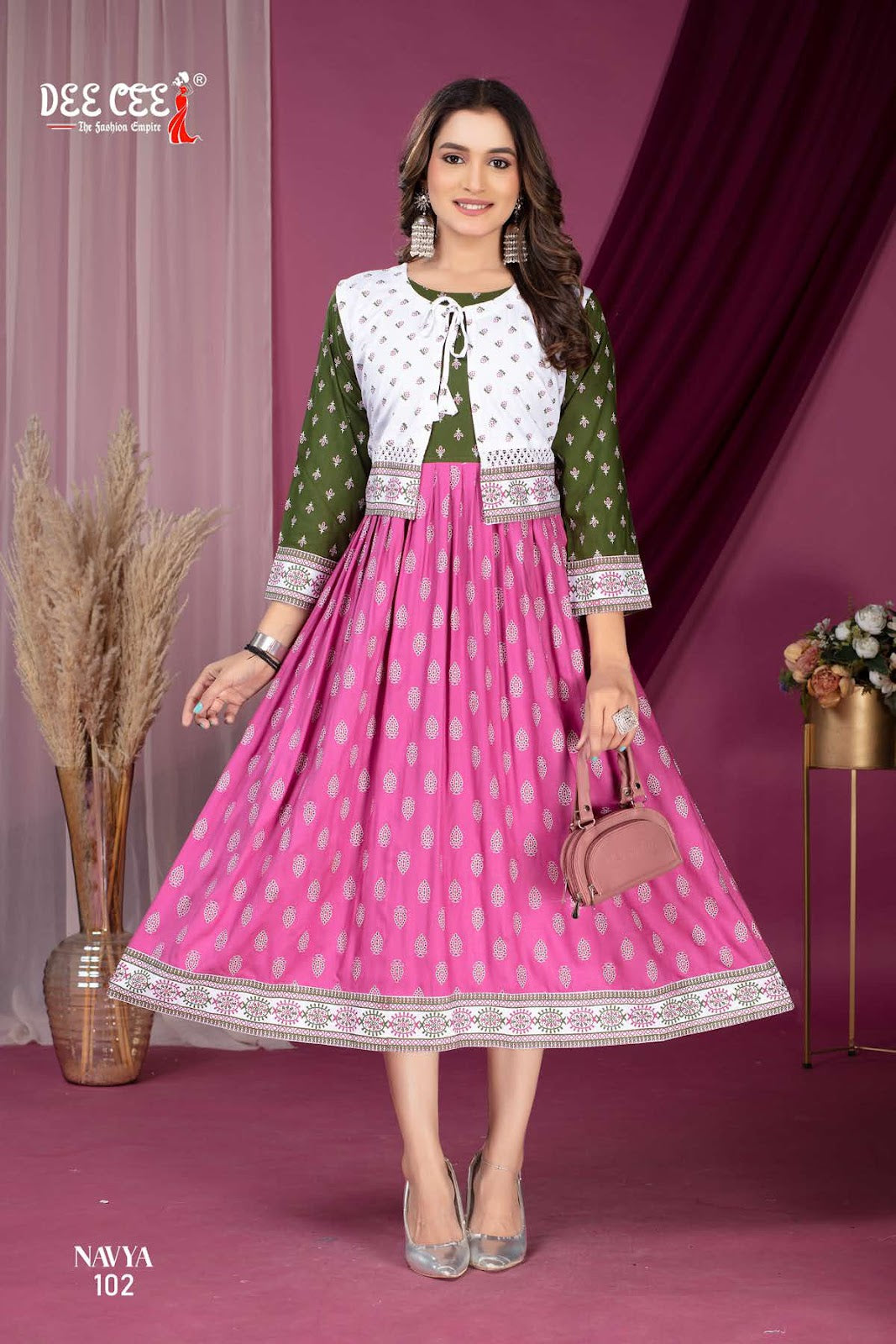 Navya Deecee Rayon Kurti Jacket Set Supplier