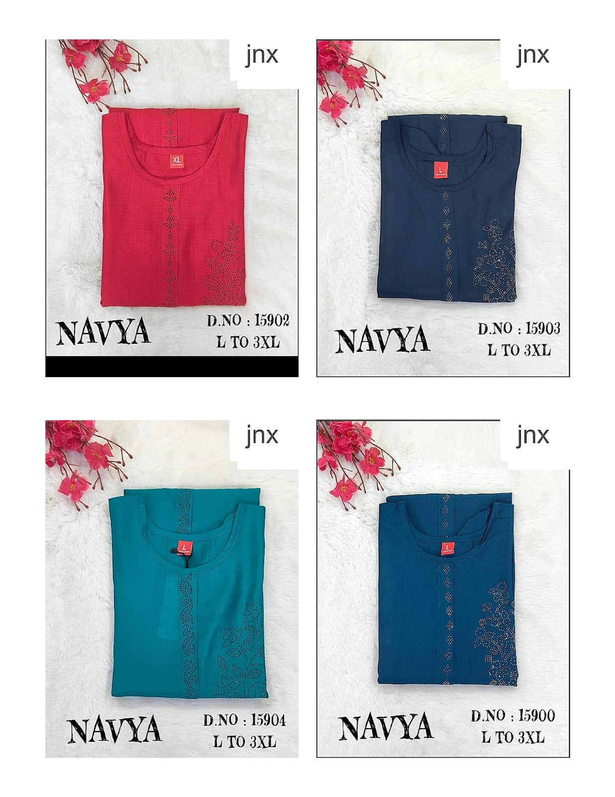 Navya Jnx Vetican Kurti With Pocket Wholesale Price