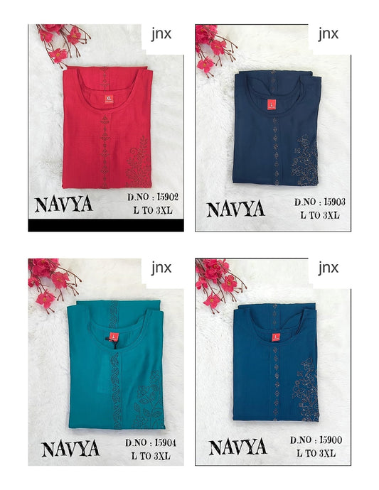 Navya Jnx Vetican Kurti With Pocket Wholesale Price