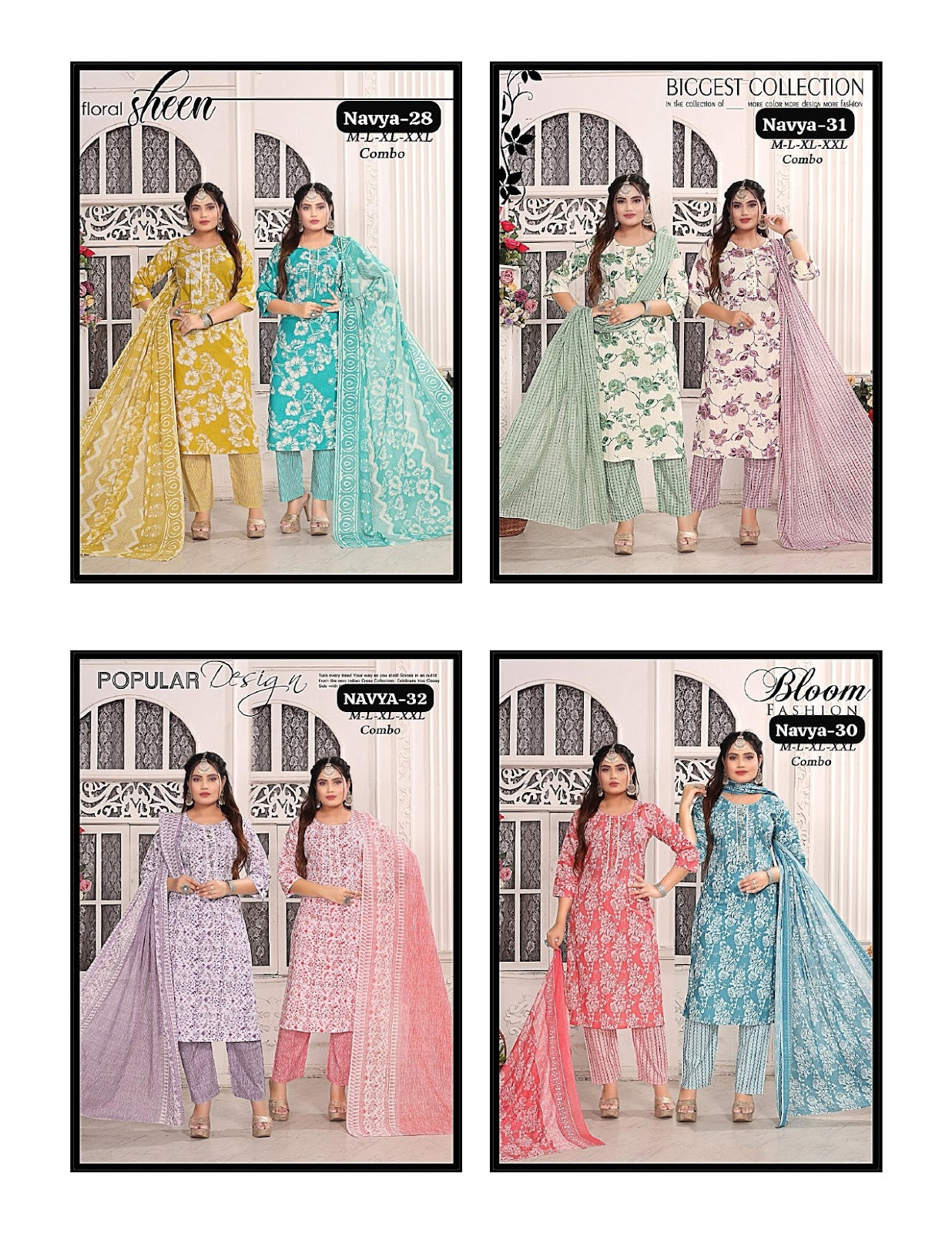 Navya Maira Readymade Cotton Pant Suits Wholesale Price