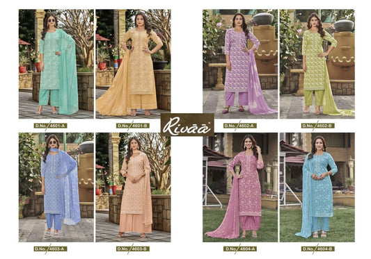 Navya Rivaa Lawn Pakistani Salwar Suits Exporter Gujarat