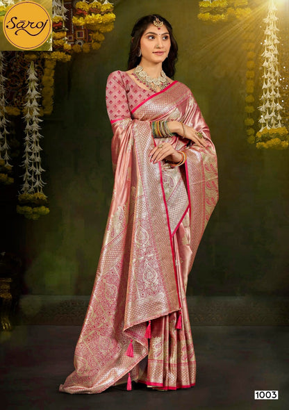 Navya Satin Saroski Vol 1 Saroj Sarees Manufacturer