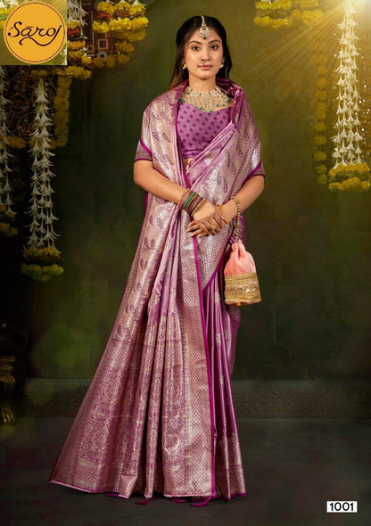 Navya Satin Saroski Vol 1 Saroj Sarees Manufacturer