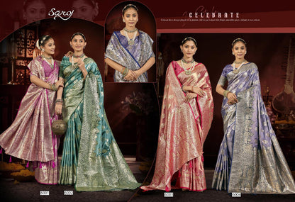 Navya Satin Saroski Vol 6 Saroj Sarees Manufacturer Ahmedabad