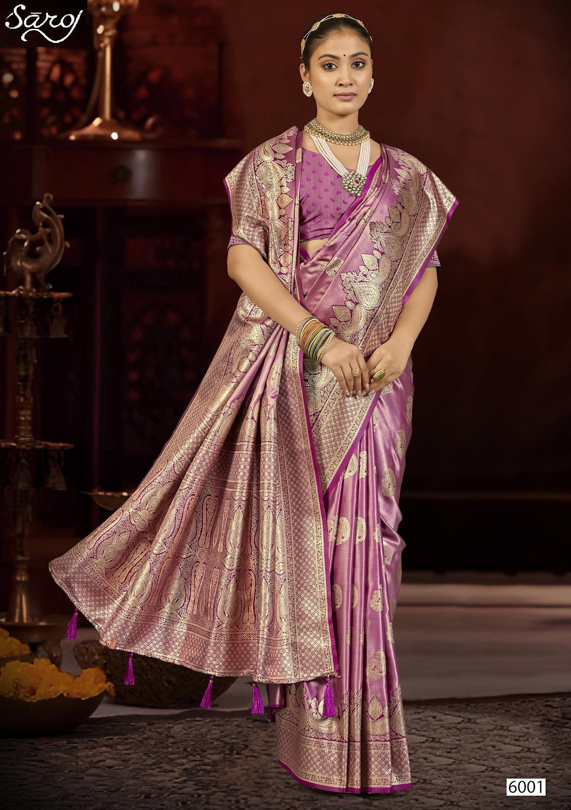 Navya Satin Saroski Vol 6 Saroj Sarees Manufacturer Ahmedabad