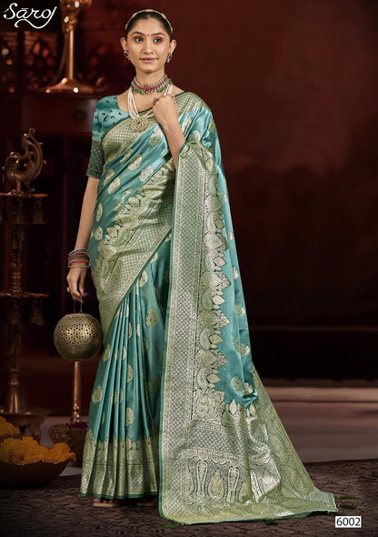 Navya Satin Saroski Vol 6 Saroj Sarees Manufacturer Ahmedabad