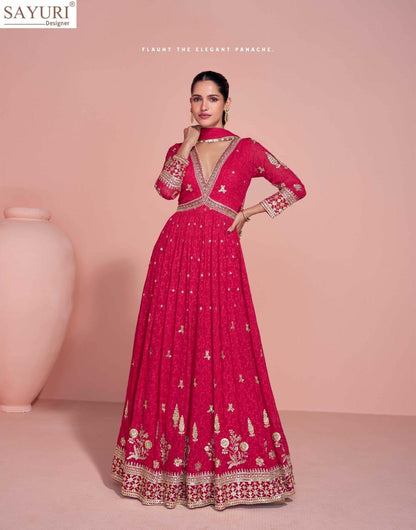 Navya Sayuri Gown Dupatta Set Manufacturer Ahmedabad