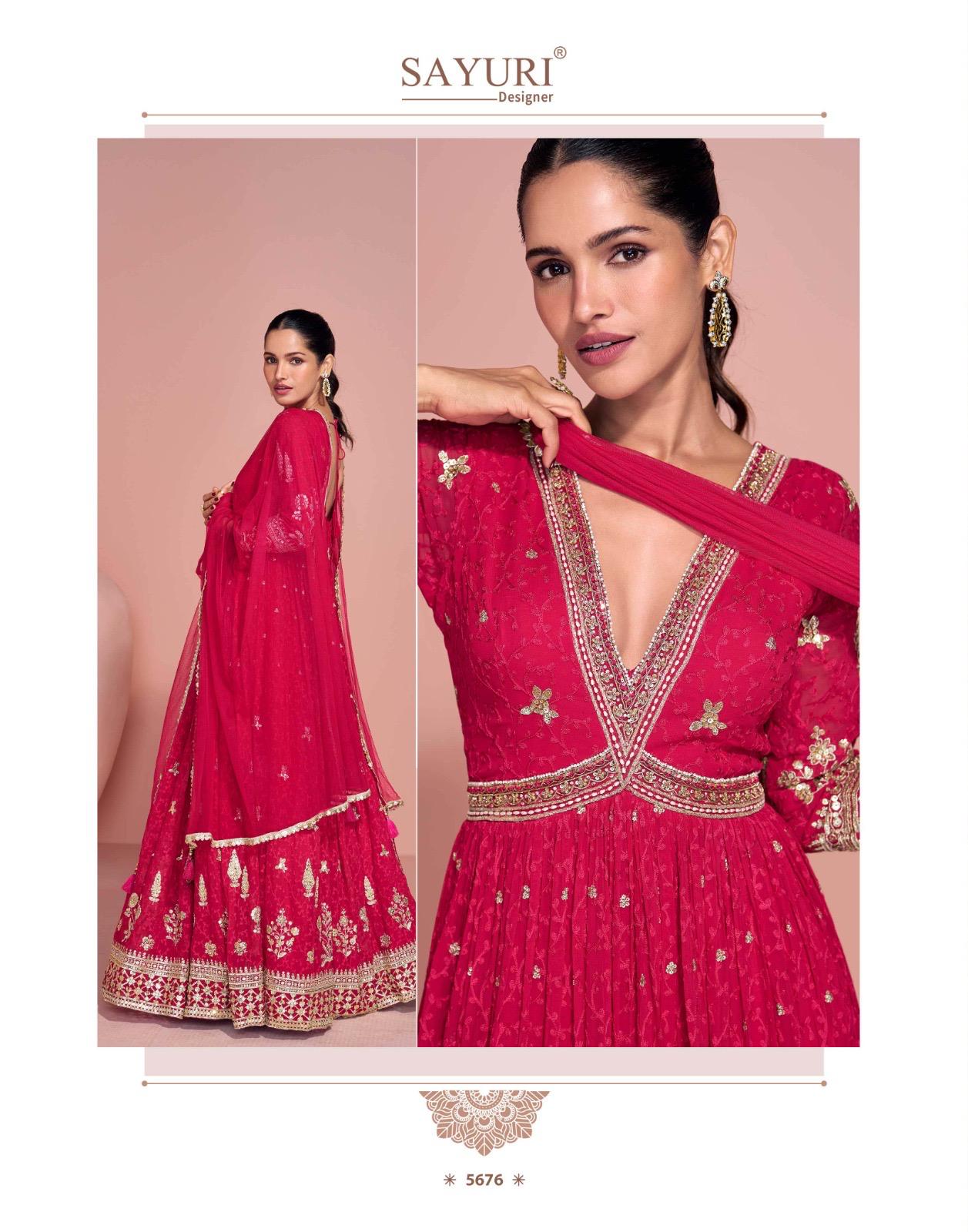 Navya Sayuri Gown Dupatta Set Manufacturer Ahmedabad
