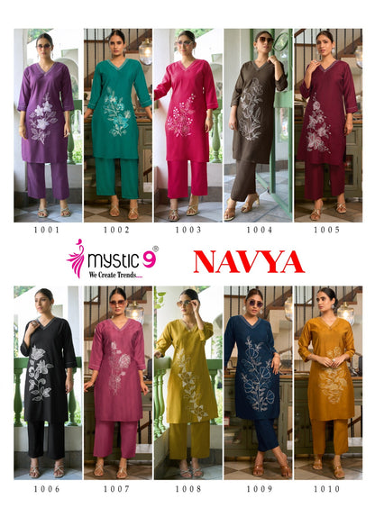 Navya Vol 1 Mystic 9 Vertican Co Ord Set Wholesale Price