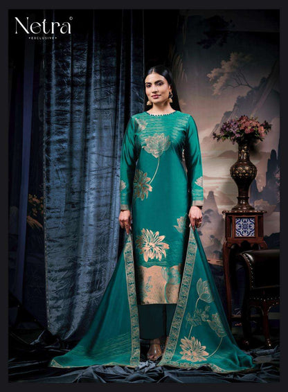 Navya Vol 2 Netra Woven Silk Pant Style Suits Manufacturer
