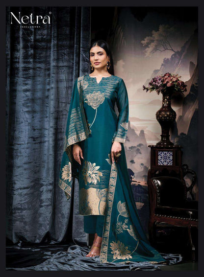 Navya Vol 2 Netra Woven Silk Pant Style Suits Manufacturer