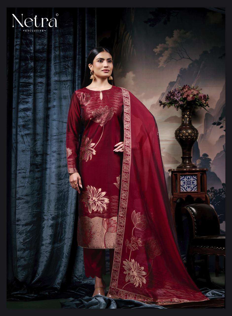 Navya Vol 2 Netra Woven Silk Pant Style Suits Manufacturer